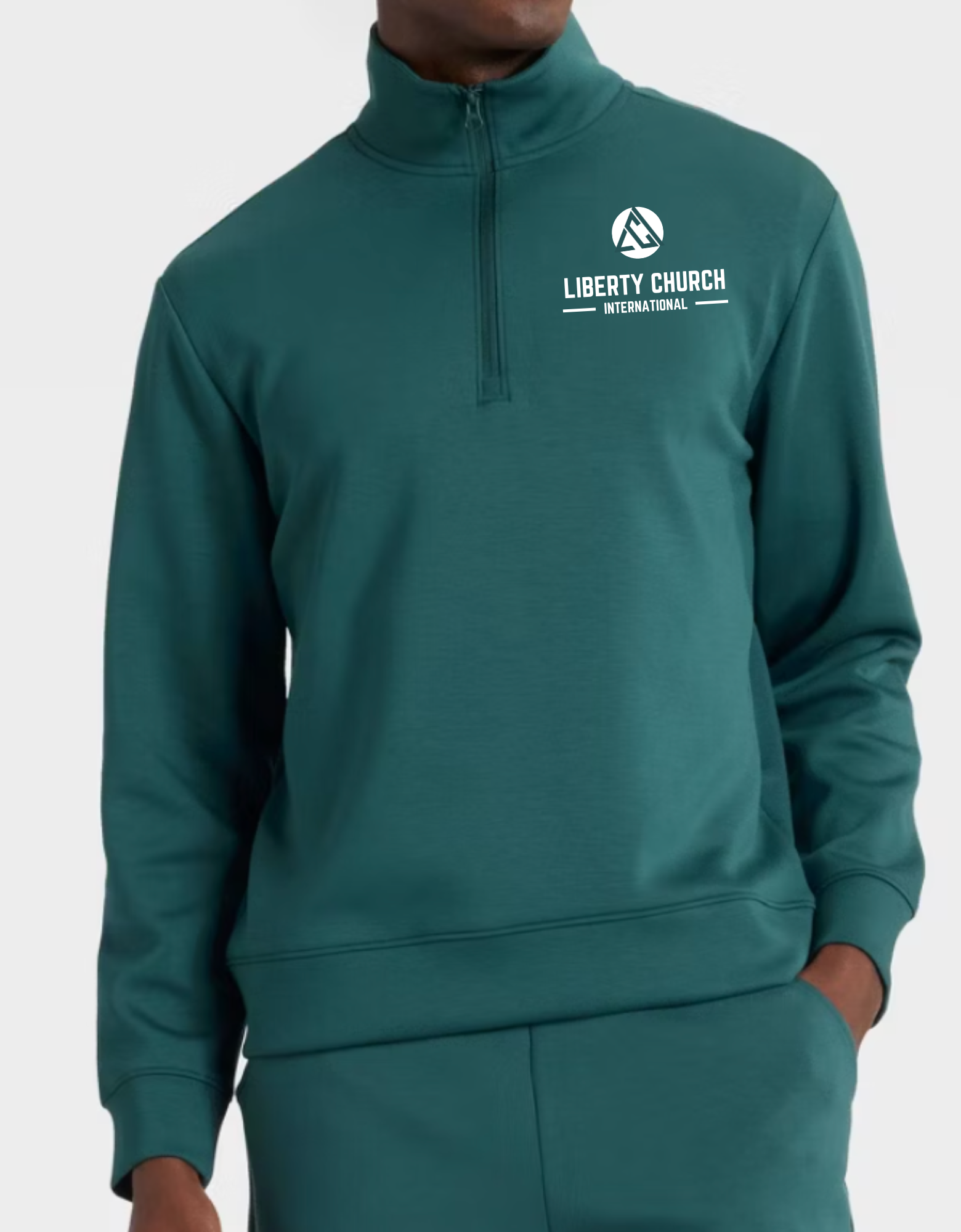 LCI Liberty Church | Long Sleeve Half Zip - Image 6