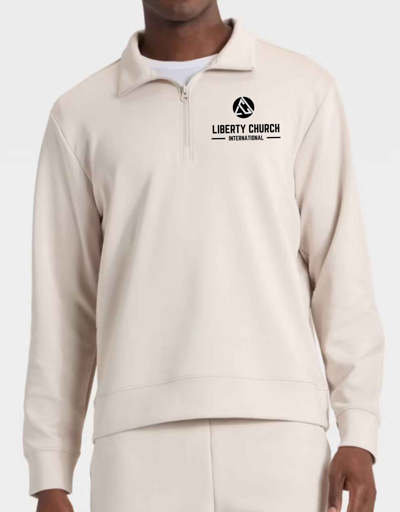 LCI Liberty Church | Long Sleeve Half Zip - Image 3