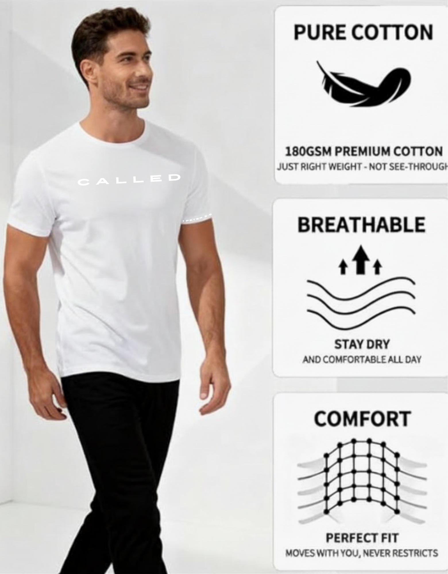 Called | Men's Short Sleeve T-Shirt - Image 4