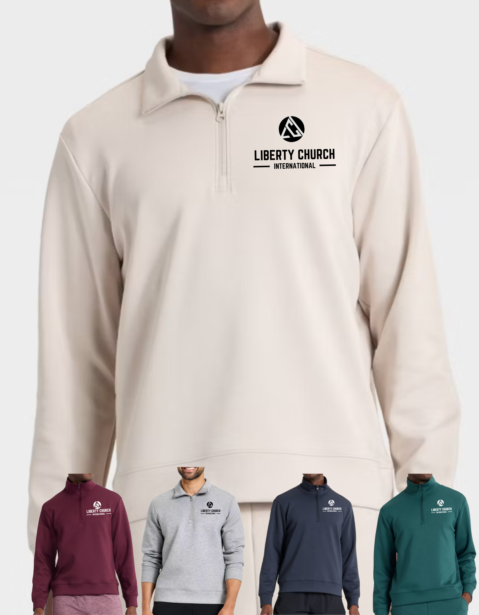 LCI Liberty Church | Long Sleeve Half Zip